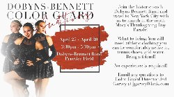 D-B Color Guard Auditions April 27-30